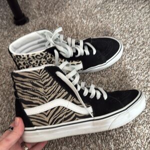 Animal print vans!
